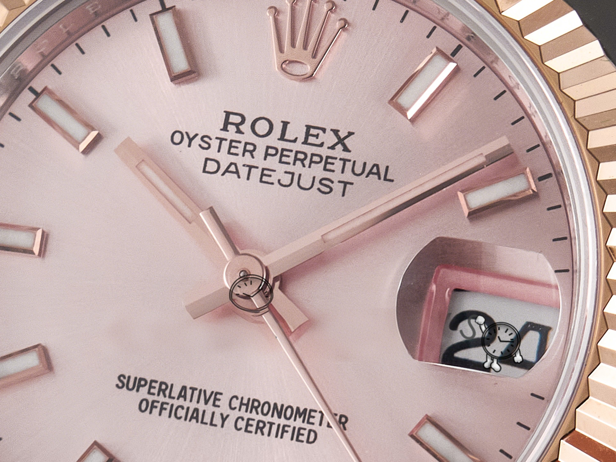 Rolex DateJust 31 278271 ARF 1:1 Best Edition 904L Steel RG Dial Stick Marker on SS/RG Jubilee Bracelet ETA 2688-fasswatch