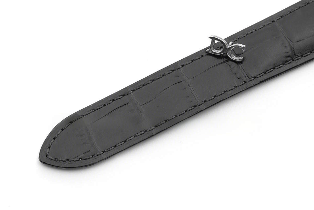 Cartier Drive de Cartier Tourbillon Grey Dial with Diamond Bezel in White Gold on Black Leather Strap-fasswatch