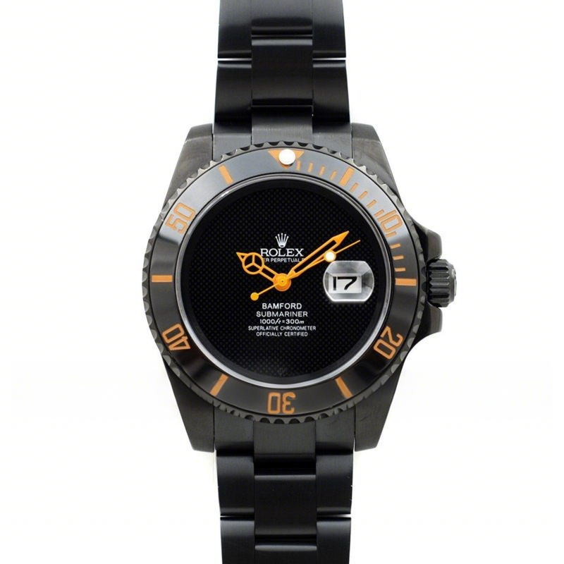 Rolex Bamford Submariner Ceramic Date Spirit (Orange)-fasswatch