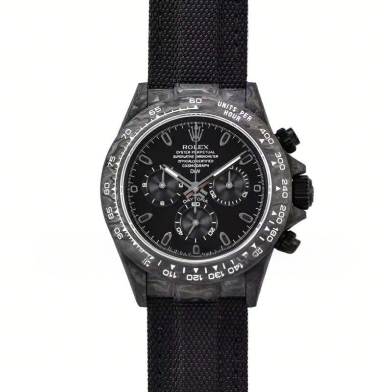 Rolex Daytona DIW All Black Carbon-fasswatch