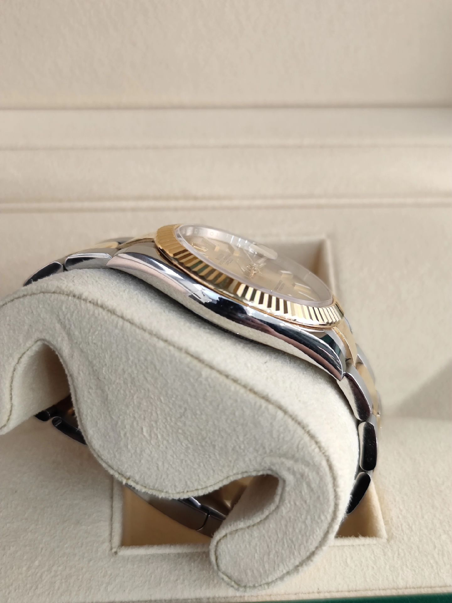 Rolex Datejust 41 Fluted Bezel Gold & Steel Watch 126333-0009-fasswatch