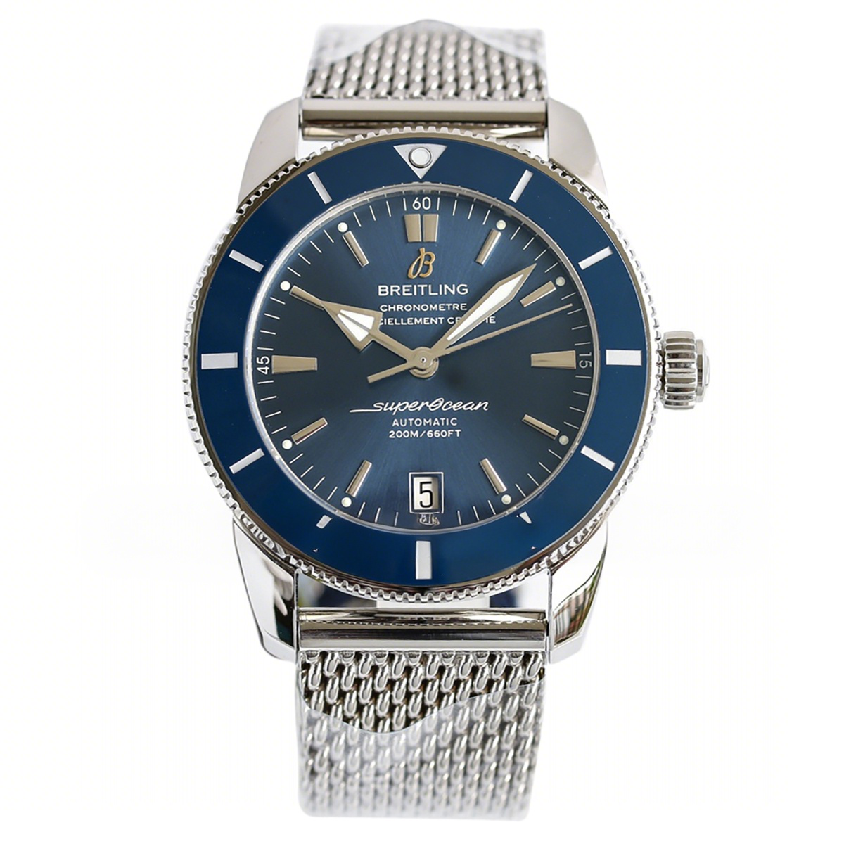 Breitling Superocean Heritage II B20 Automatic 42mm in Blue Dial on Blue Bezel-fasswatch