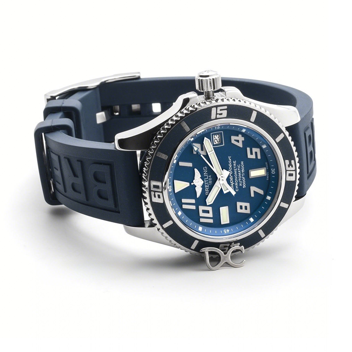 Breitling Superocean II 42 Blue Dial with Blue Bezel-fasswatch