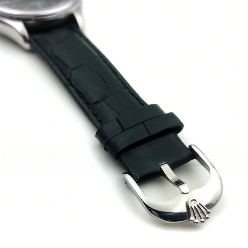 Rolex Cellini Time in White Gold 50509 (Black Dial)-fasswatch