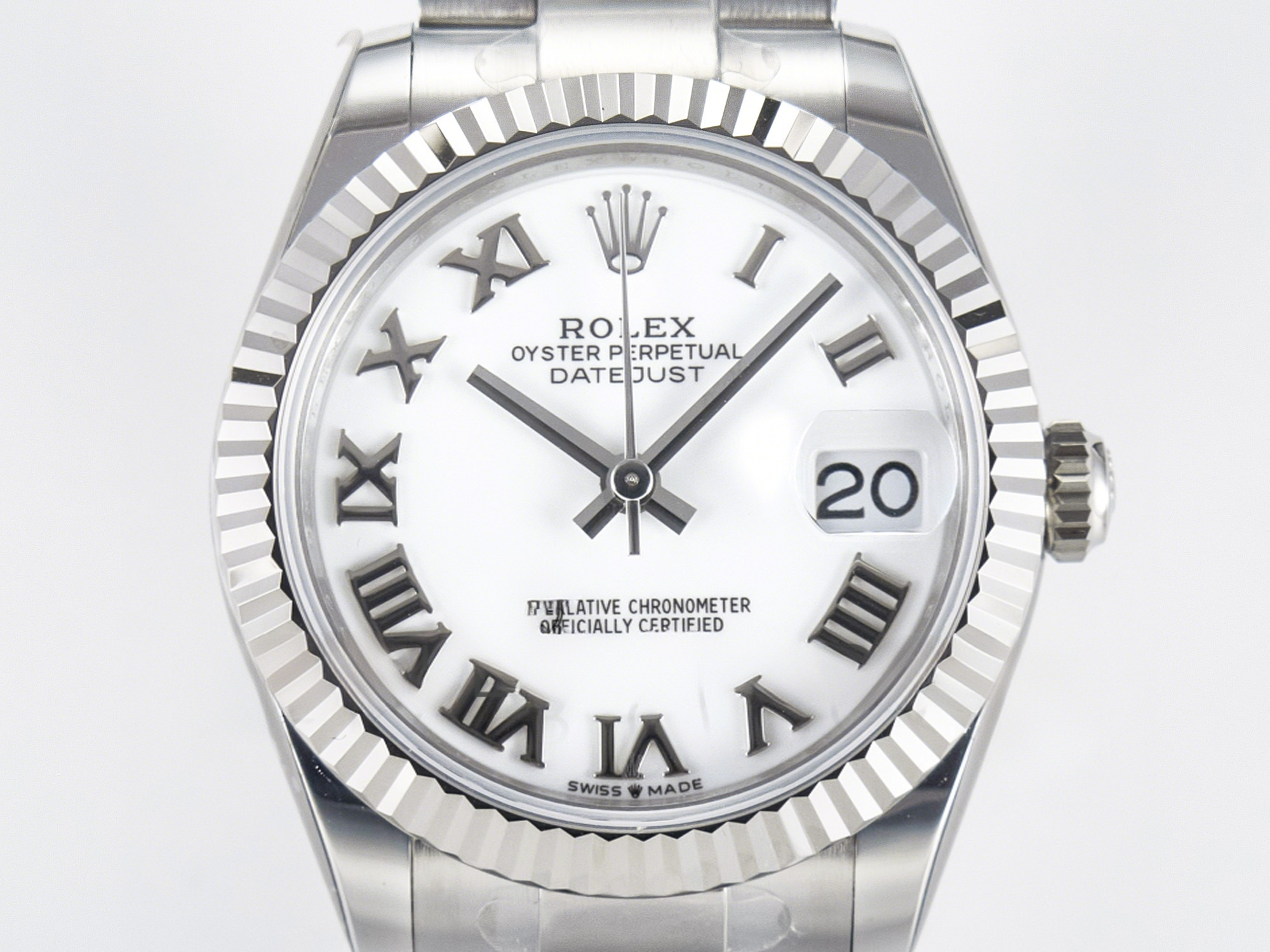 Rolex DateJust 31 278274 ARF 1:1 Best Edition 904L Steel White Roman Dial on SS Oyster Bracelet ETA 2688-fasswatch