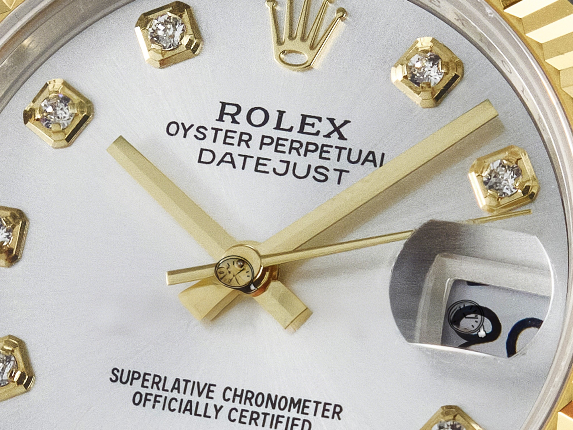 Rolex DateJust 31 278273 ARF 1:1 Best Edition 904L Steel Silver Diamonds Dial on SS/YG Jubilee Bracelet ETA 2688-fasswatch