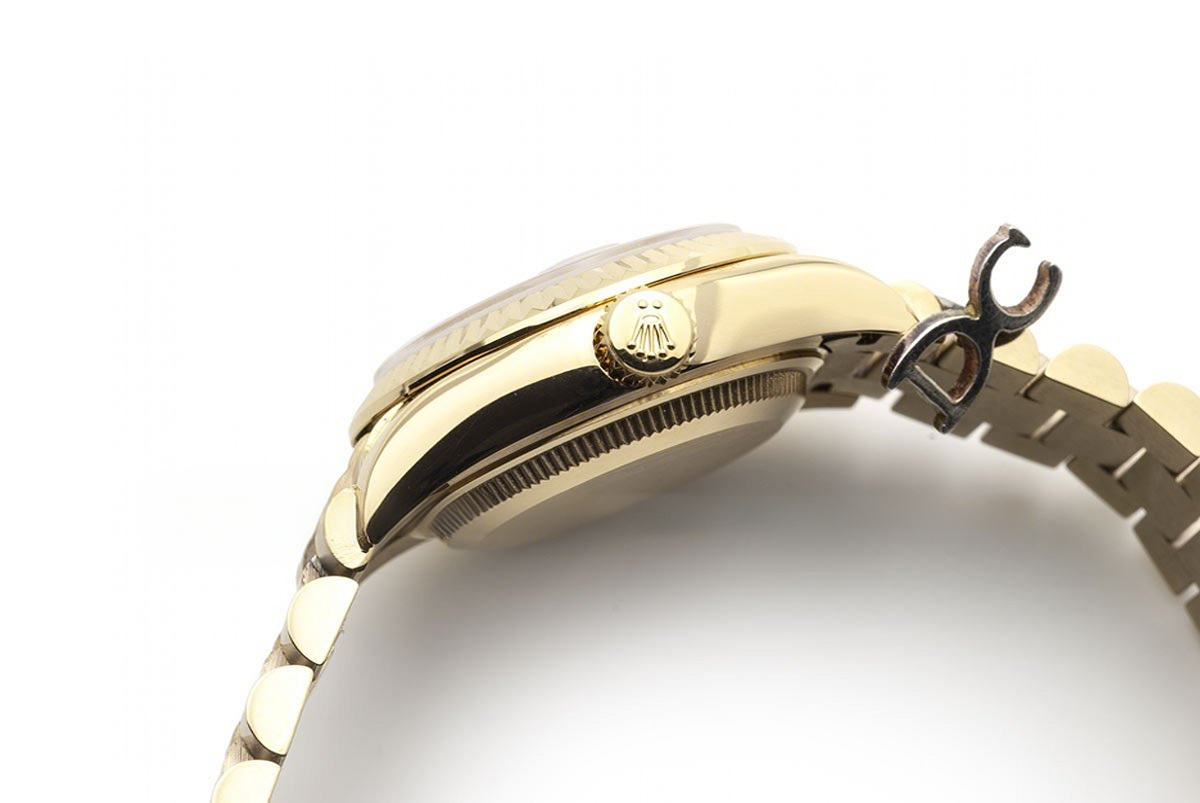 Rolex Ladies Datejust 279178 Champagne Dial with Roman Markers in Gold-fasswatch