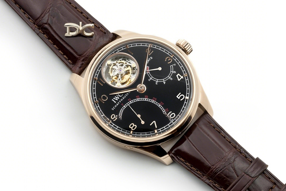 IWC Portuguese Tourbillon Mystère Rétrograde IW504401 in Rose Gold-fasswatch