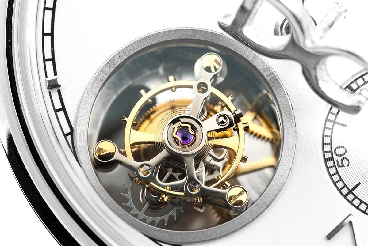 IWC Portuguese Tourbillon Hand Wound IW5463 Silver Dial in White Gold-fasswatch