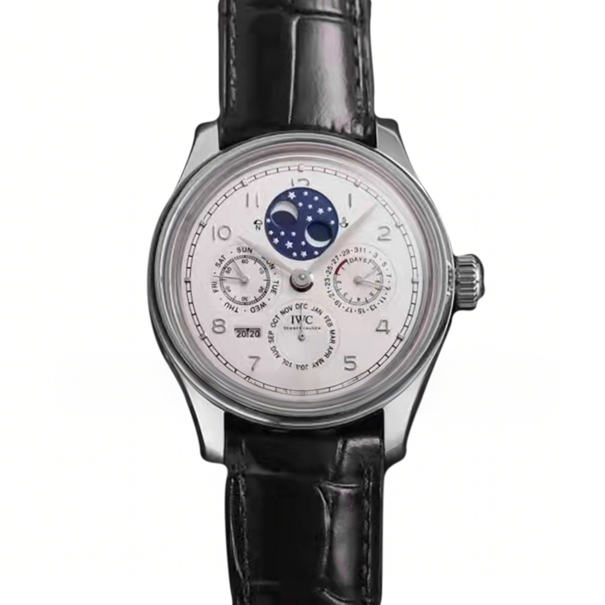 IWC Portugieser Perpetual Calendar IW503406 White Dial in White Gold-fasswatch