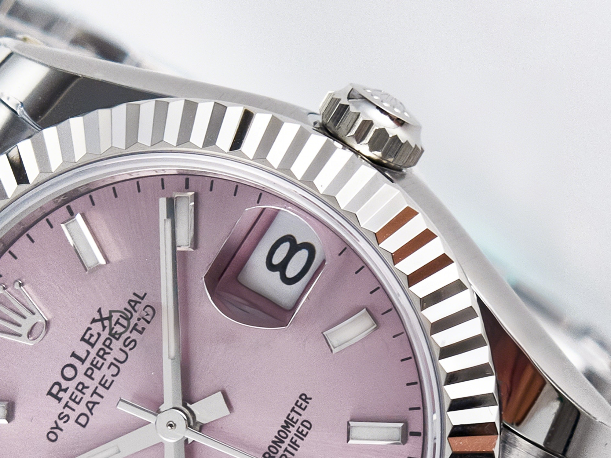 Rolex DateJust 31 278274 ARF 1:1 Best Edition 904L Steel Pink Dial Stick Marker on SS Jubilee Bracelet ETA 2688-fasswatch