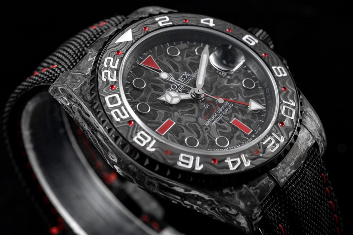 Rolex DIW GMT Speedster Carbon-fasswatch