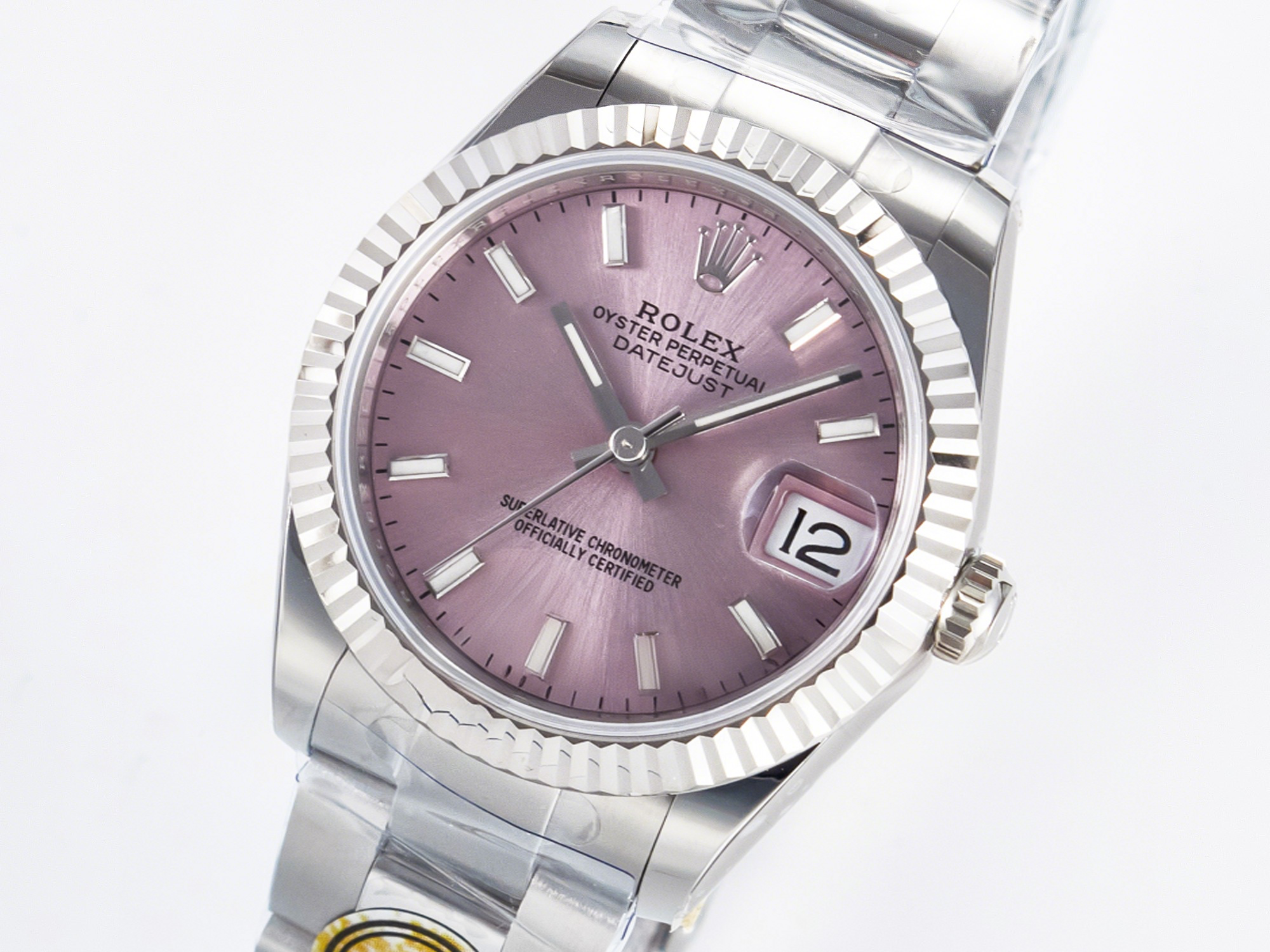 Rolex DateJust 31 278274 ARF 1:1 Best Edition 904L Steel Pink Dial Stick Marker on SS Oyster Bracelet ETA 2688-fasswatch