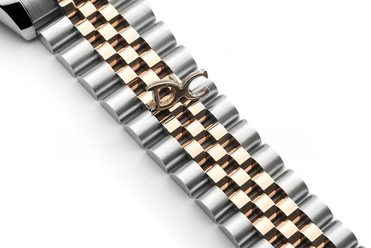 Rolex Datejust II 116333 Pink Dial in Rose Gold/Steel with Diamond Markers-fasswatch