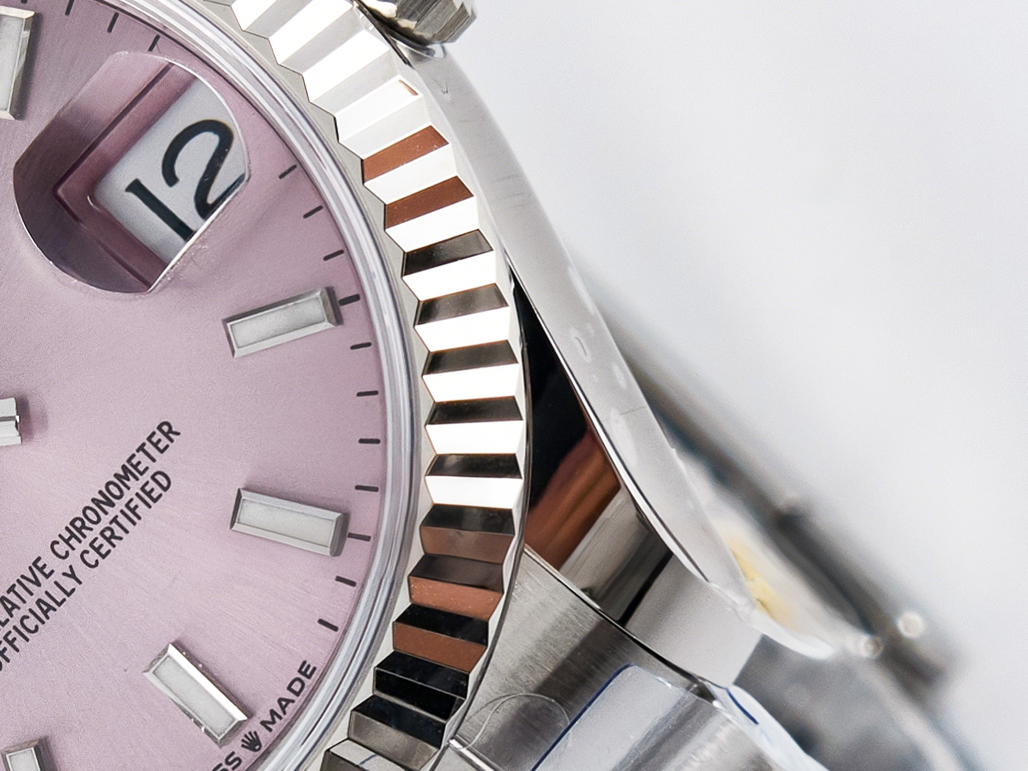 Rolex DateJust 31 278274 ARF 1:1 Best Edition 904L Steel Pink Dial Stick Marker on SS Oyster Bracelet ETA 2688-fasswatch