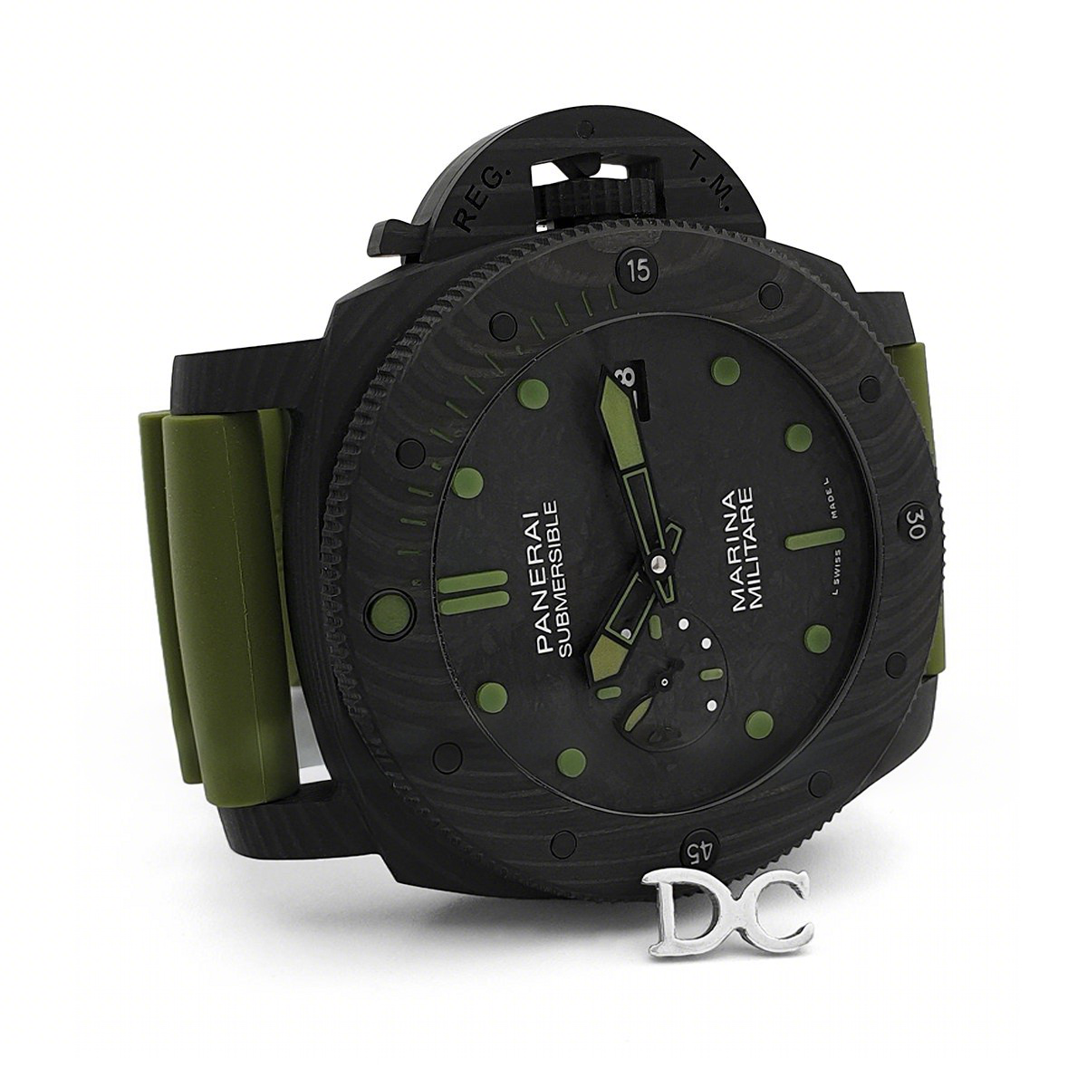 Panerai PAM961 Luminor Submersible Marina Militare Carbotech 47mm-fasswatch