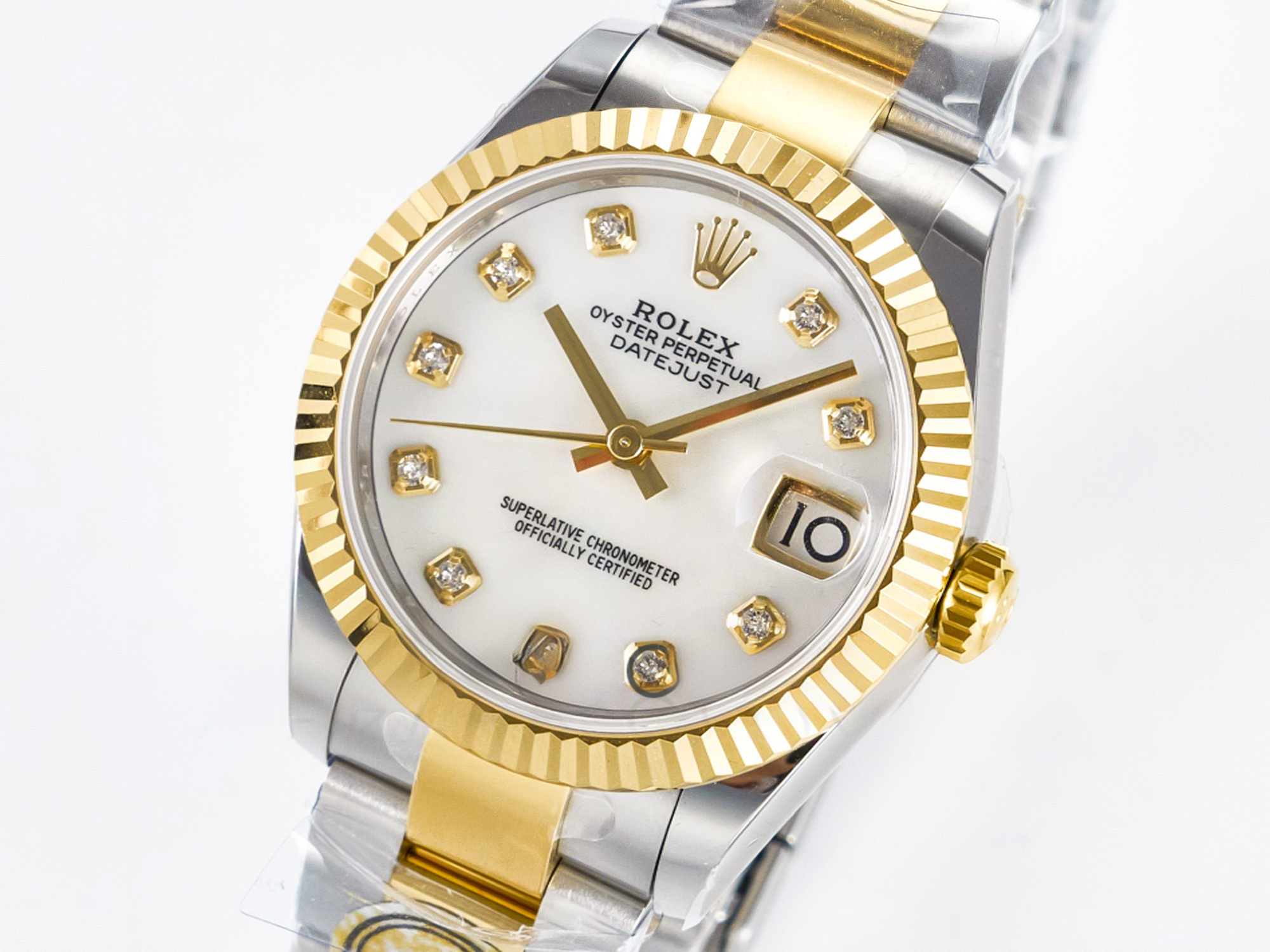 Rolex DateJust 31 278273 ARF 1:1 Best Edition 904L Steel White MOP Dial on SS/YG Oyster Bracelet ETA 2688-fasswatch