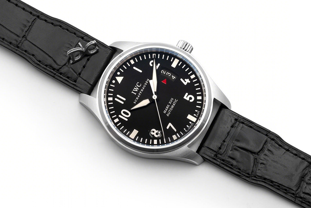IWC Mark XVII Black Dial on Steel IW326501-fasswatch