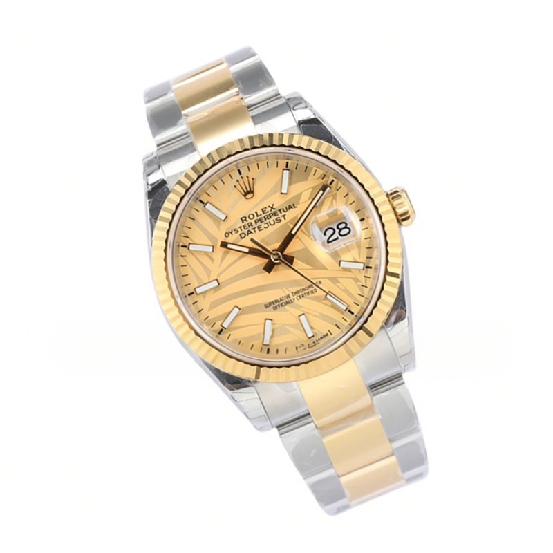 Rolex Datejust 36 126233 Golden Dial in Steel/Yellow Gold-fasswatch