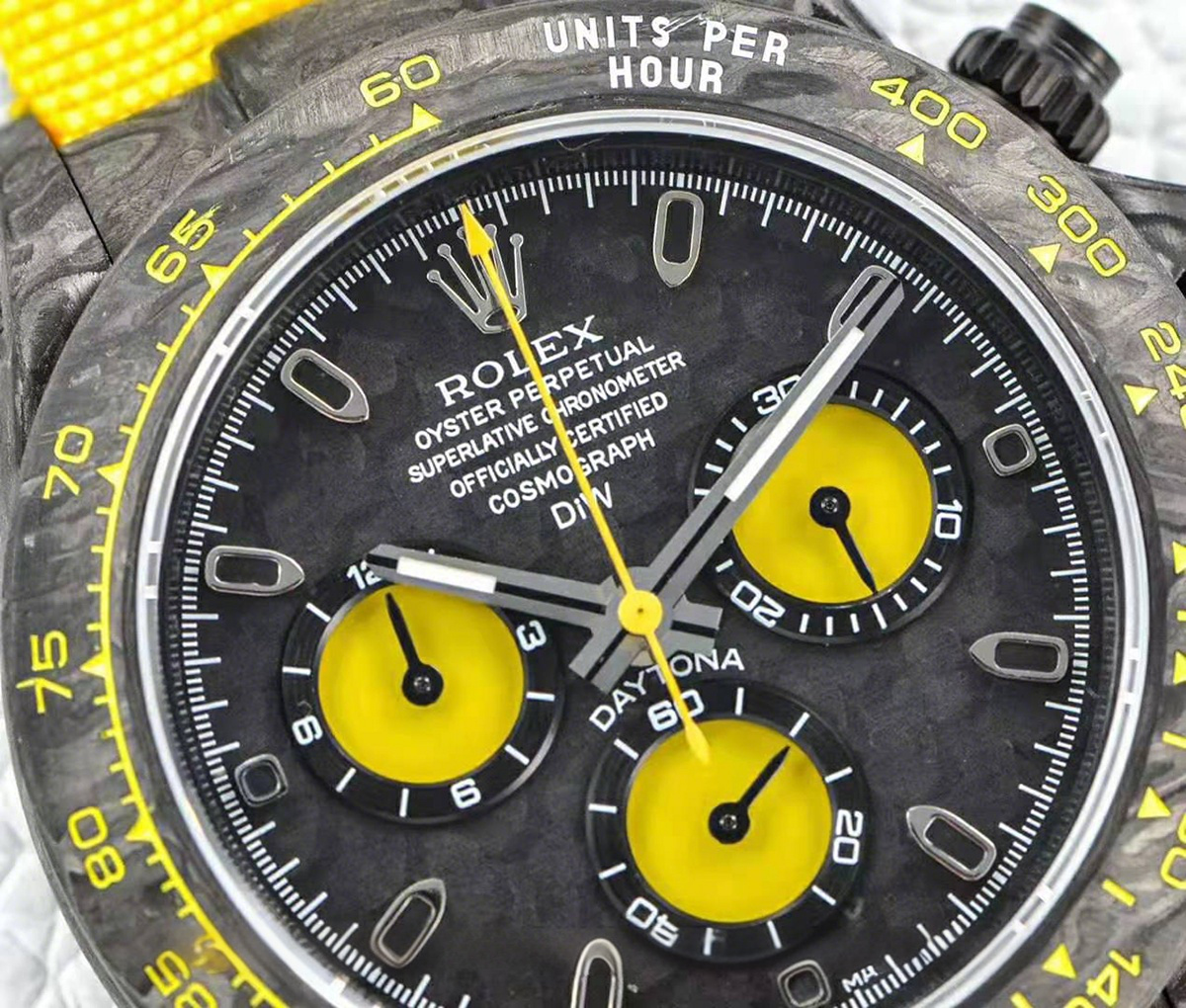 Rolex Daytona DIW All Carbon Lemon Edition-fasswatch