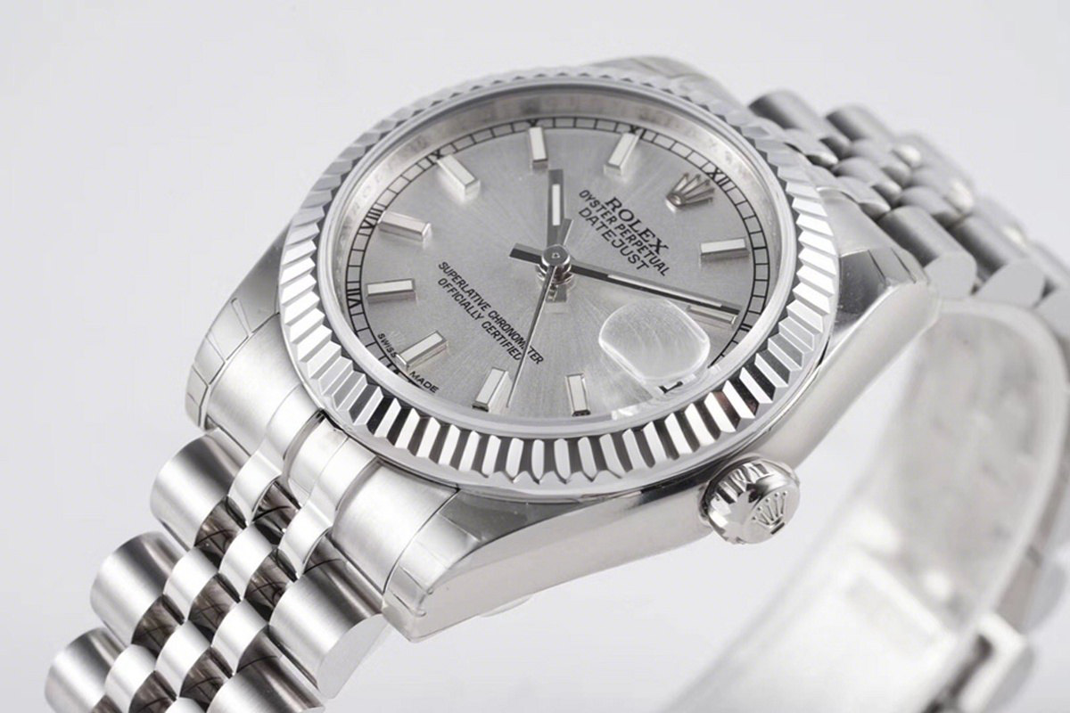 Rolex Datejust 31 278274 Silver Dial Stick Markers in Steel-fasswatch