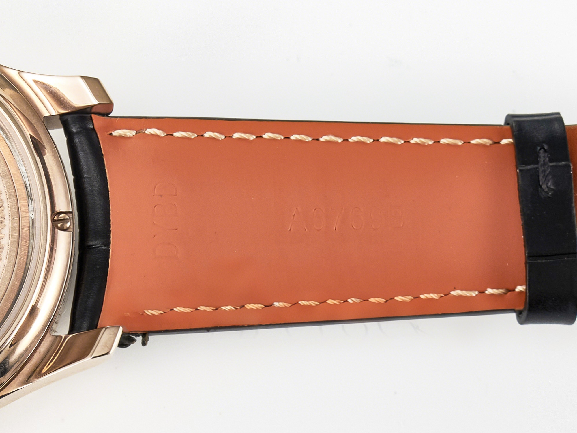 IWC IW5034 Portugieser Perpetual Calendar RG V9F 1:1 Best Edition Black Dial on Black Leather Strap A52610-fasswatch