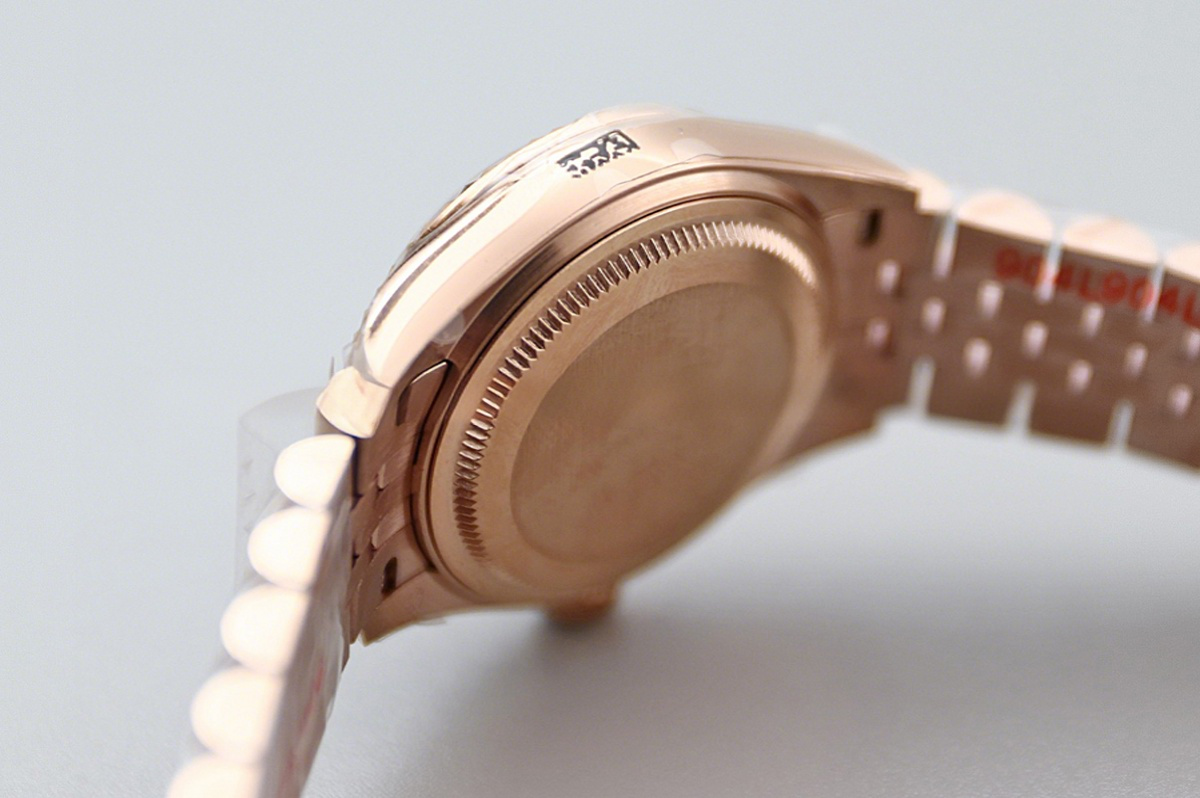 Rolex Ladies Datejust 279171 Aubergine Dial with Roman Markers in Rose Gold-fasswatch