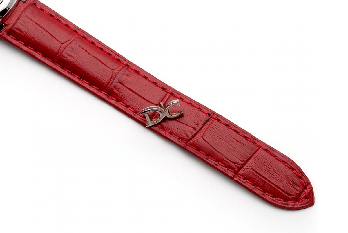 Cartier Ballon Bleu de Cartier 33mm Red Dial in Red Leather Strap-fasswatch