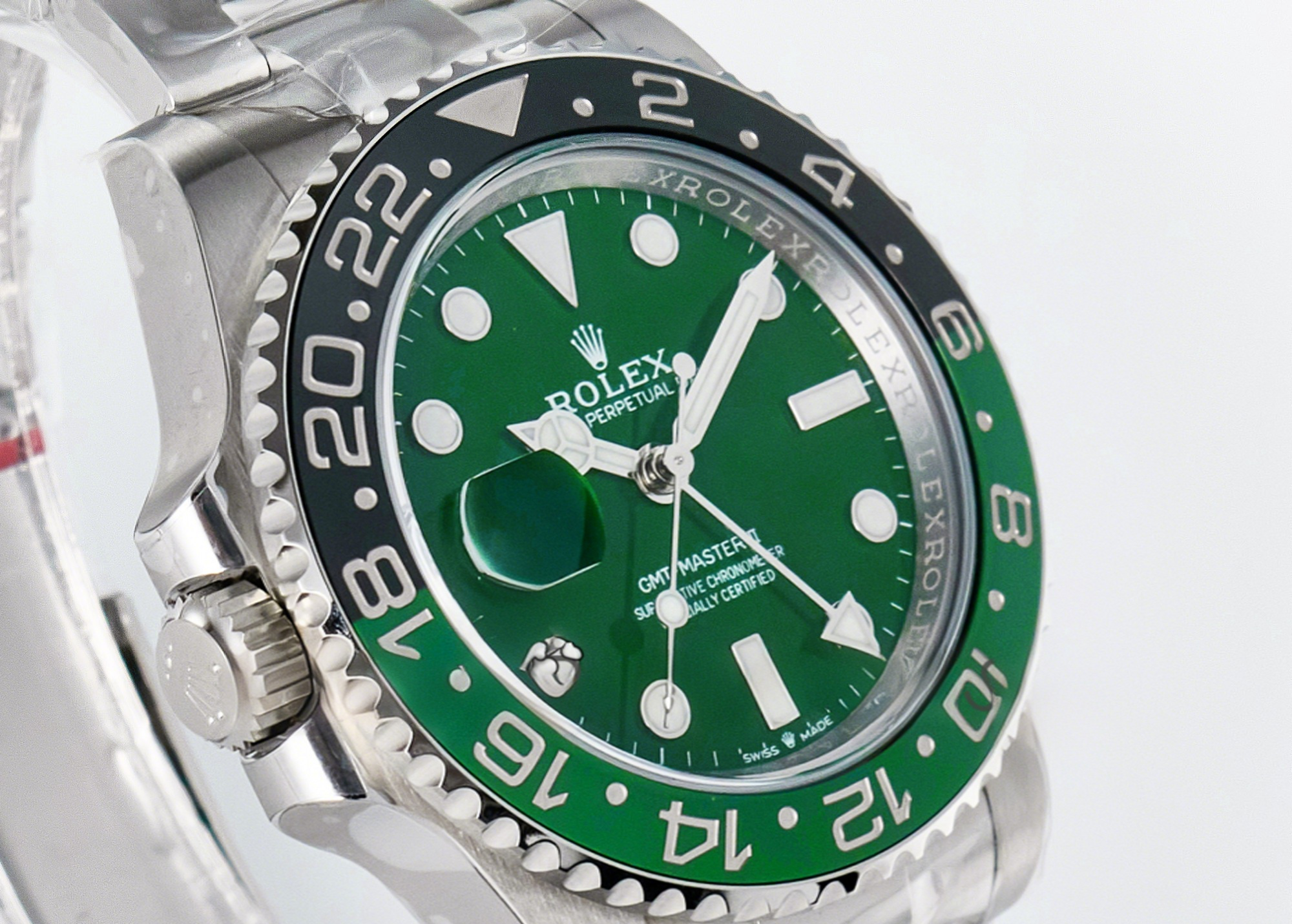 Rolex GMT-Master II 126729 VTNR ARF 1:1 Best Edition Green Dial On SS Bracelet SH3285 CHS-fasswatch