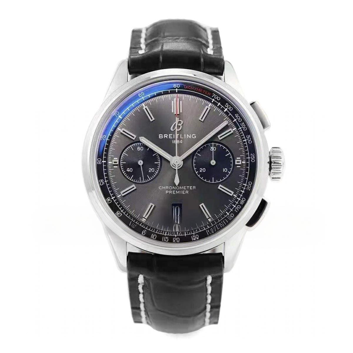 Breitling Premier B01 Chronograph 42 Anthracite Dial Ref: AB0118221B1X2-fasswatch