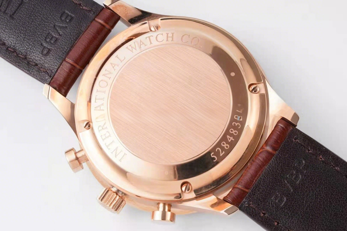 IWC Portugieser Chronograph IW371611 White Dial in Rose Gold-fasswatch