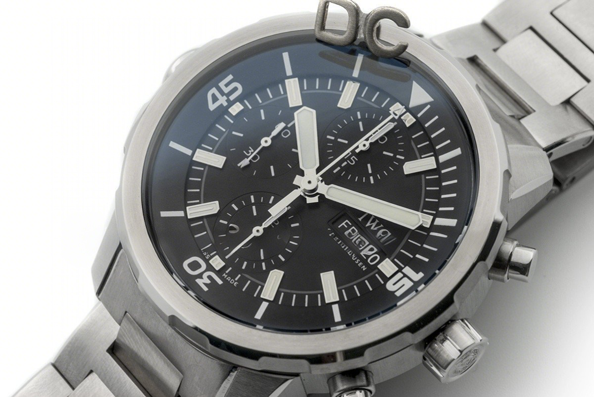 IWC Aquatimer Chronograph IW376803 Black Dial-fasswatch