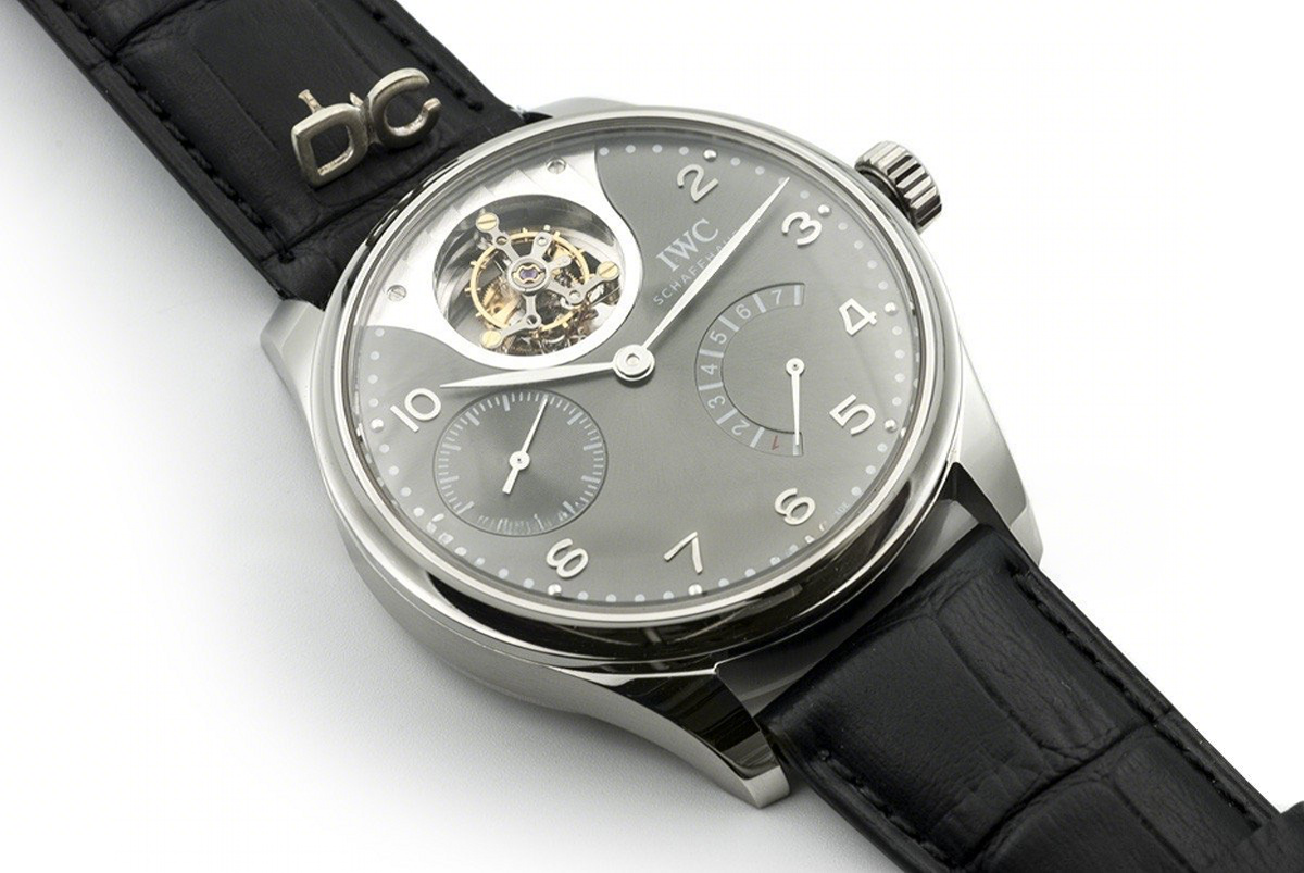 IWC Portuguese Tourbillon Mystère Rétrograde IW504401 in White Gold-fasswatch
