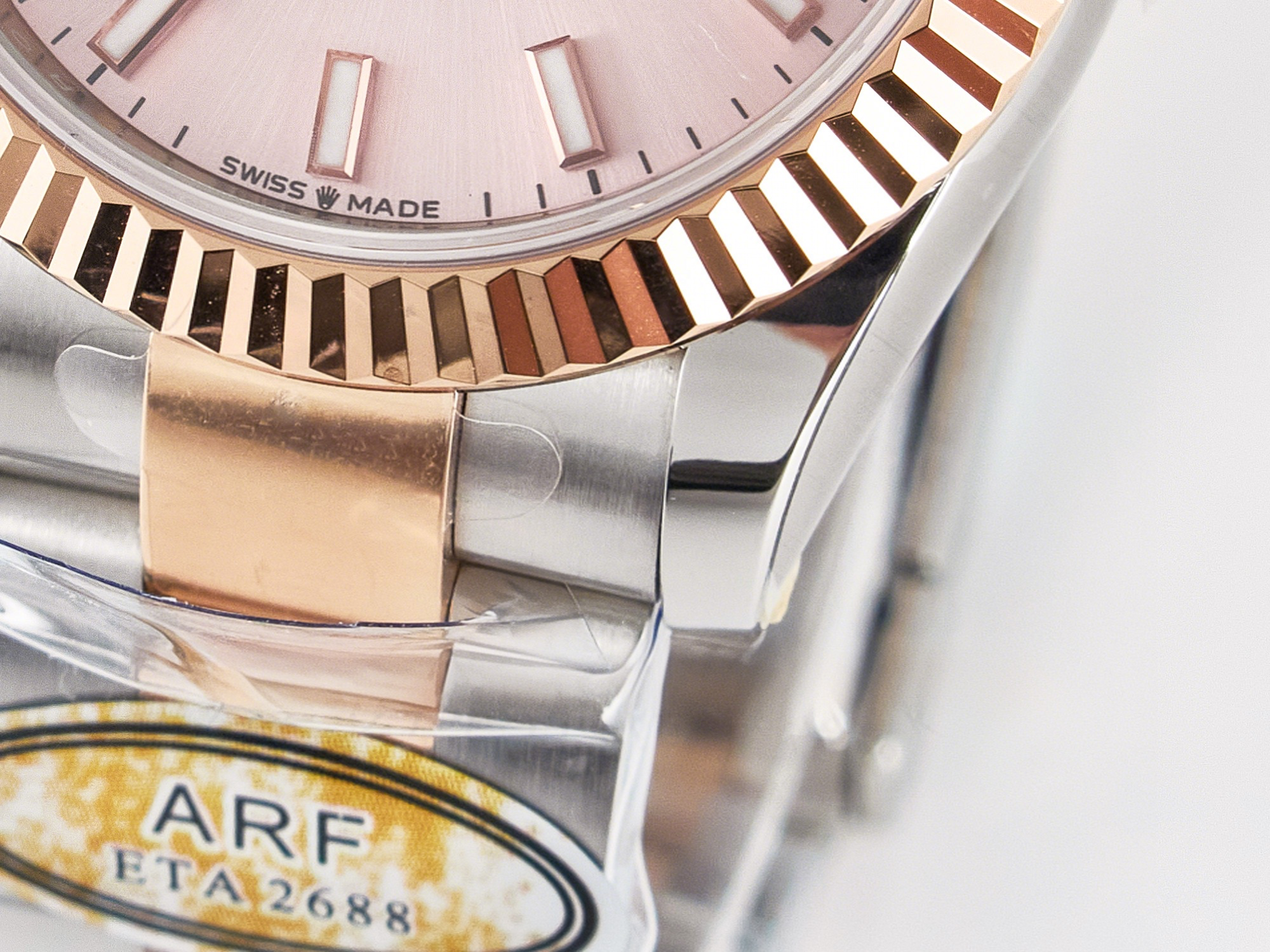 Rolex DateJust 31 278271 ARF 1:1 Best Edition 904L Steel RG Dial Stick Marker on SS/RG Oyster Bracelet ETA 2688-fasswatch