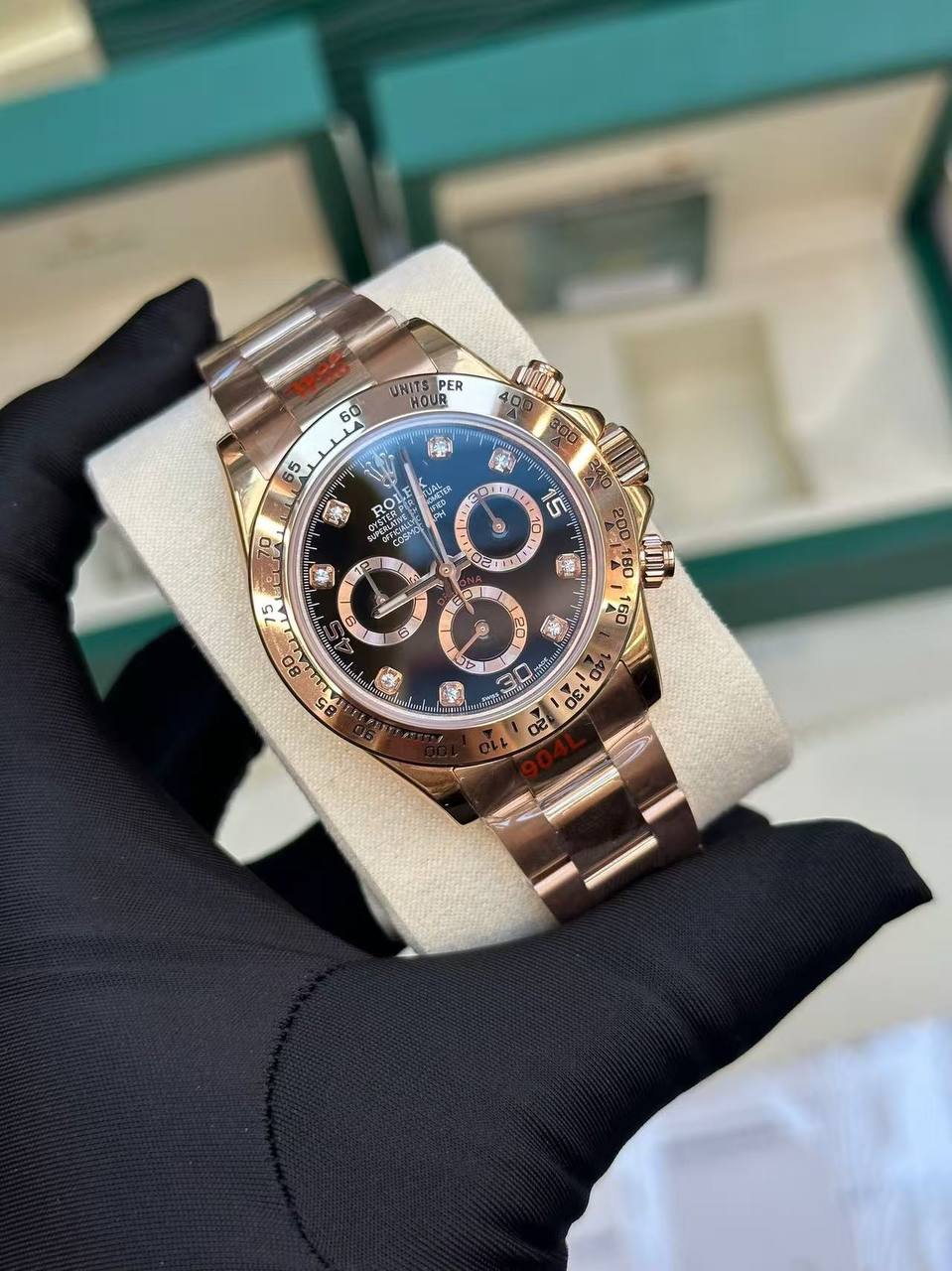 Rolex Daytona Black Dial Automatic Men’s Watch 116505-0015-fasswatch