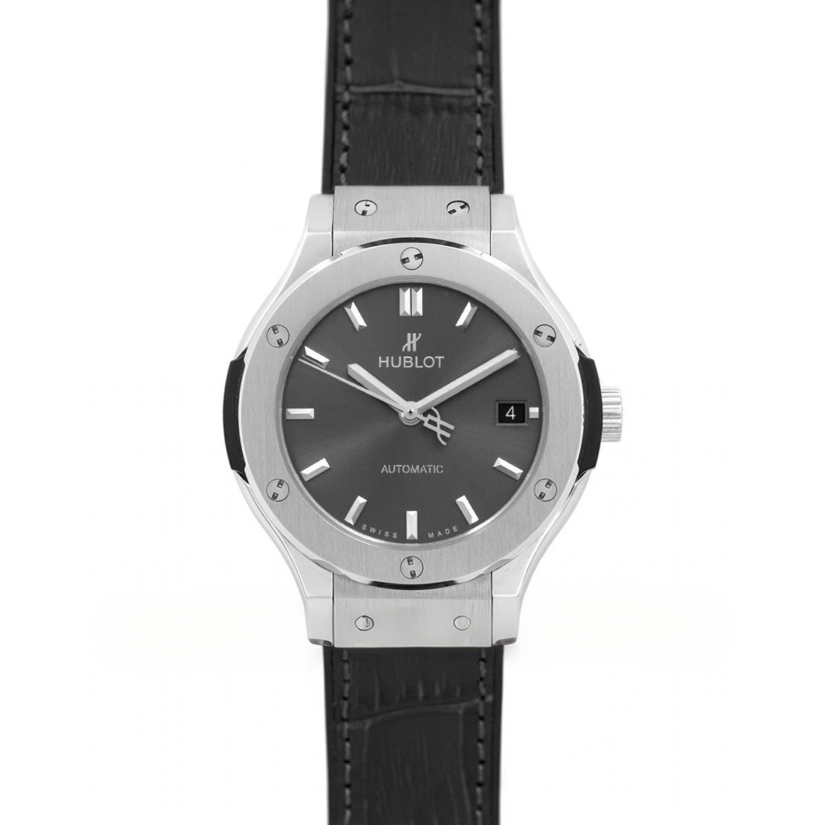 Hublot Classic Fusion Automatic 38mm Grey Dial in Titanium-fasswatch