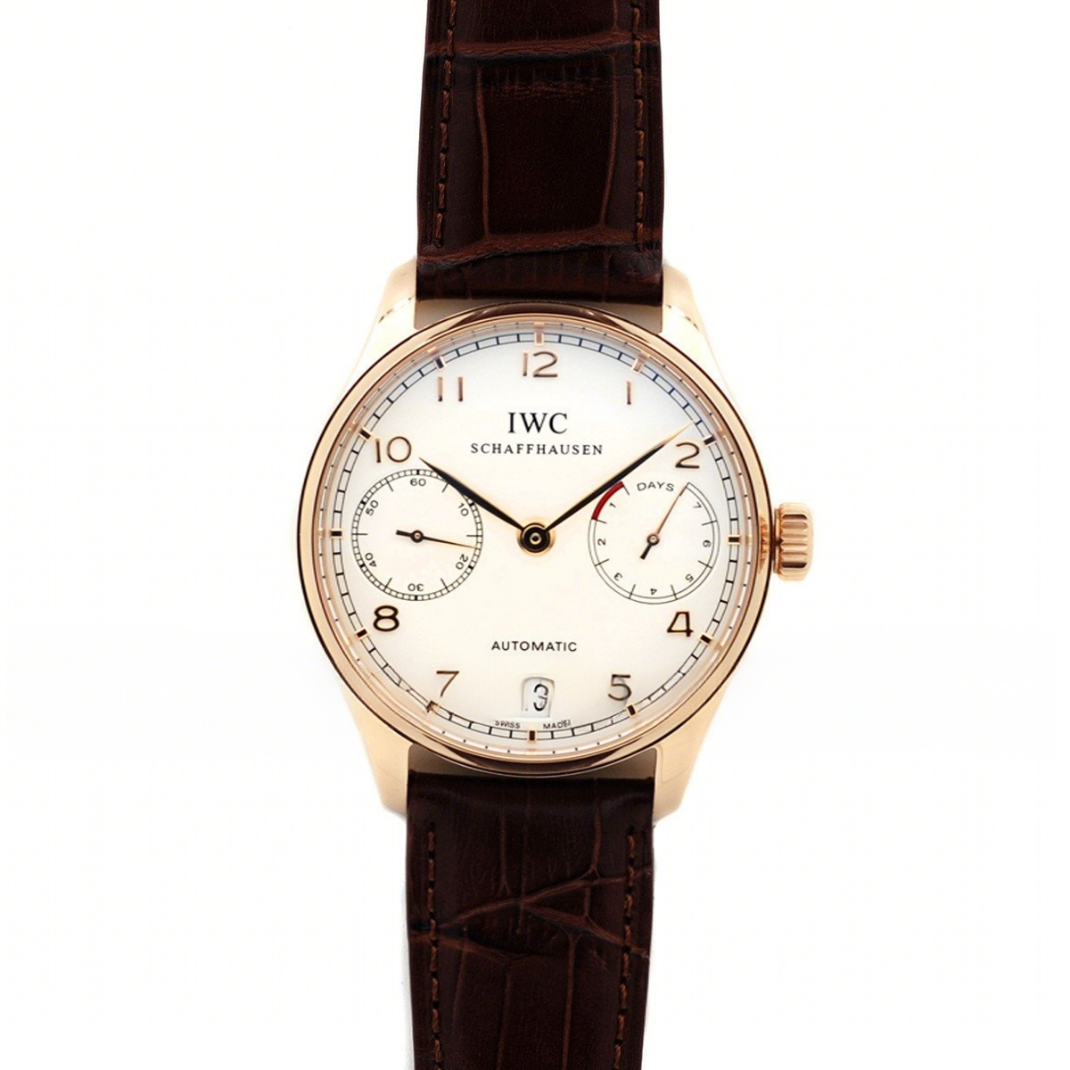 IWC Portuguese Automatic 7 Day IW500701 Rose Gold-fasswatch