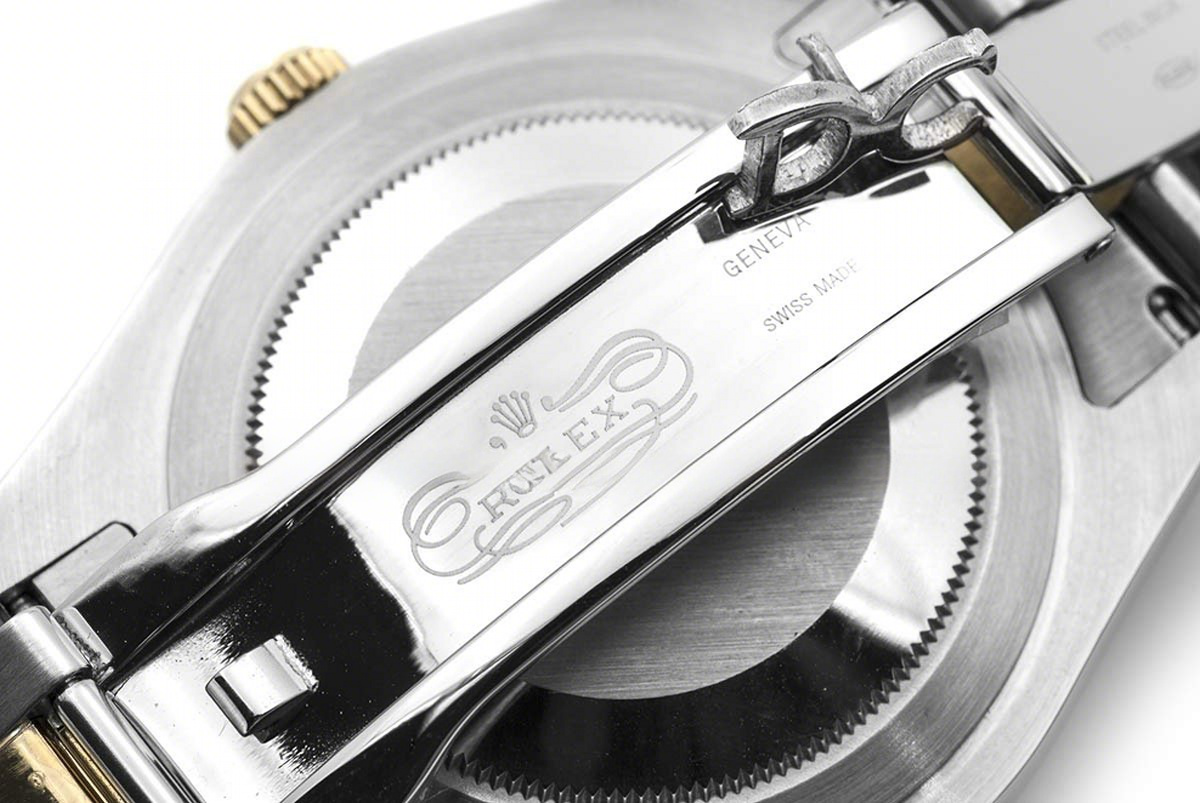 Rolex Datejust II 116333 Grey Dial in Yellow Gold/Steel with Diamond Markers on Oyster Bracelet-fasswatch