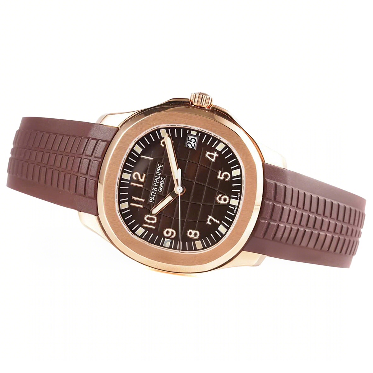 Patek Philippe Aquanaut 5167/1R Brown Dial in Rose Gold-fasswatch