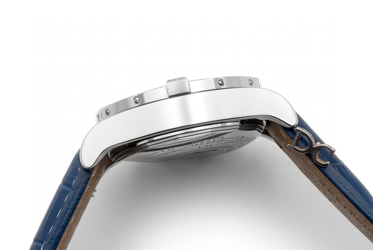 Breitling Colt Chronograph 44mm Blue Dial in Steel on Leather Strap-fasswatch