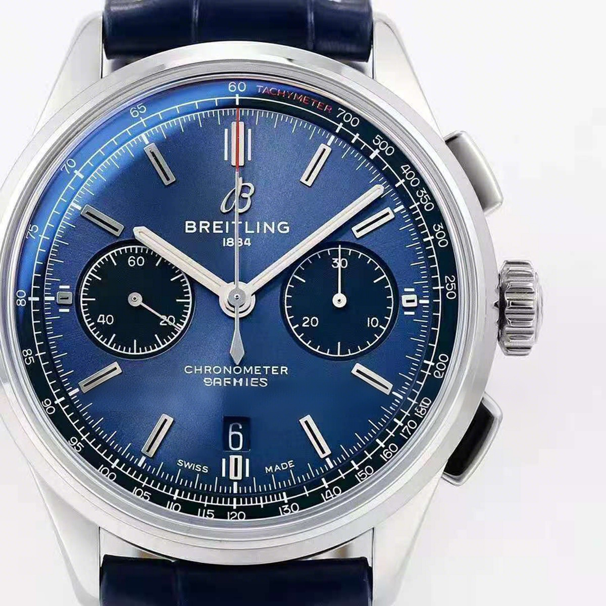 Breitling Premier B01 Chronograph 42 Blue Dial Ref: AB0118A61C1P1-fasswatch