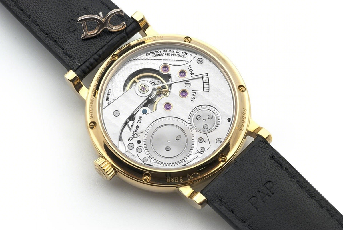 IWC Vintage Portofino Hand Wound IW544806 White Dial in Yellow Gold-fasswatch