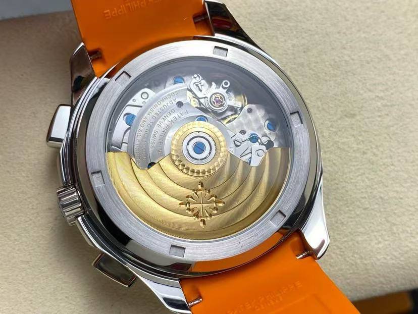 Patek Philippe Aquanaut Chronograph Stainless Steel B&P 5968A-001-fasswatch