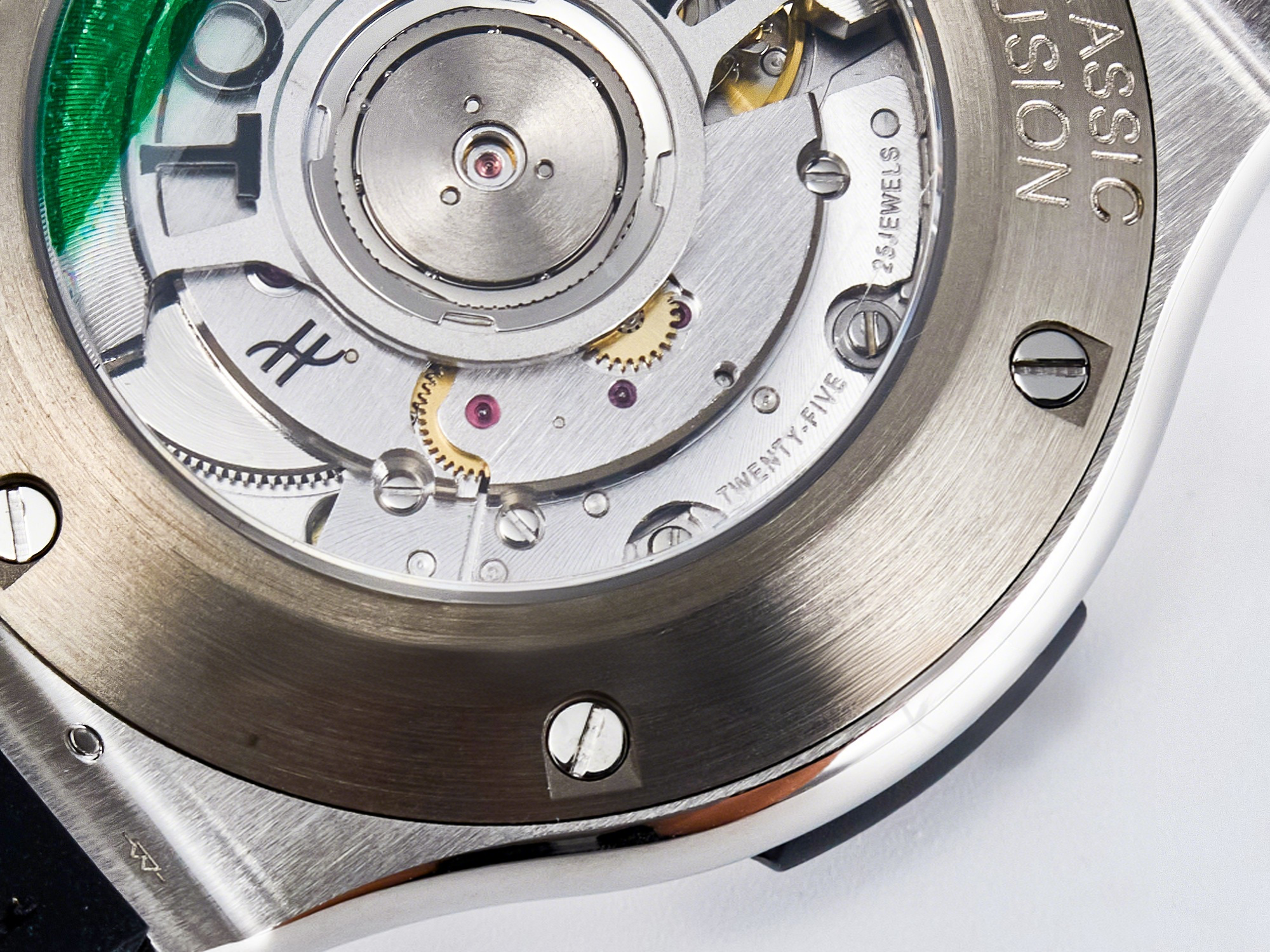 Hublot Classic Fusion Bang 42mm HBF 1:1 Best Edition Black Dial Diamonds Bezel on Black Leather Strap A2892-fasswatch