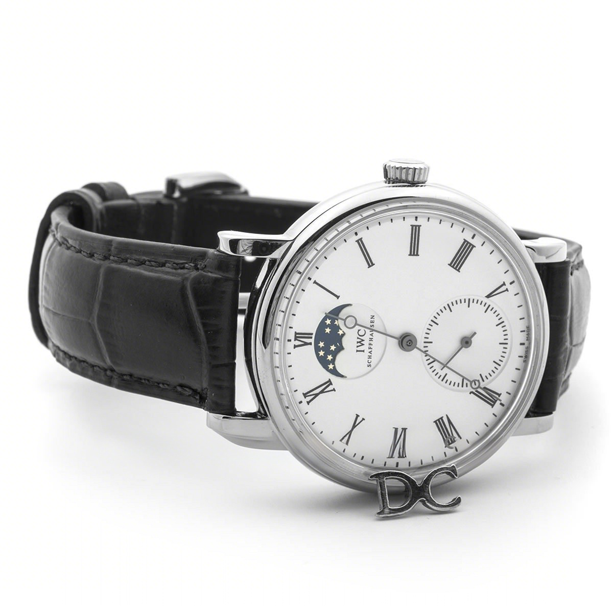 IWC Vintage Portofino Hand Wound IW544805 White Dial in Steel-fasswatch