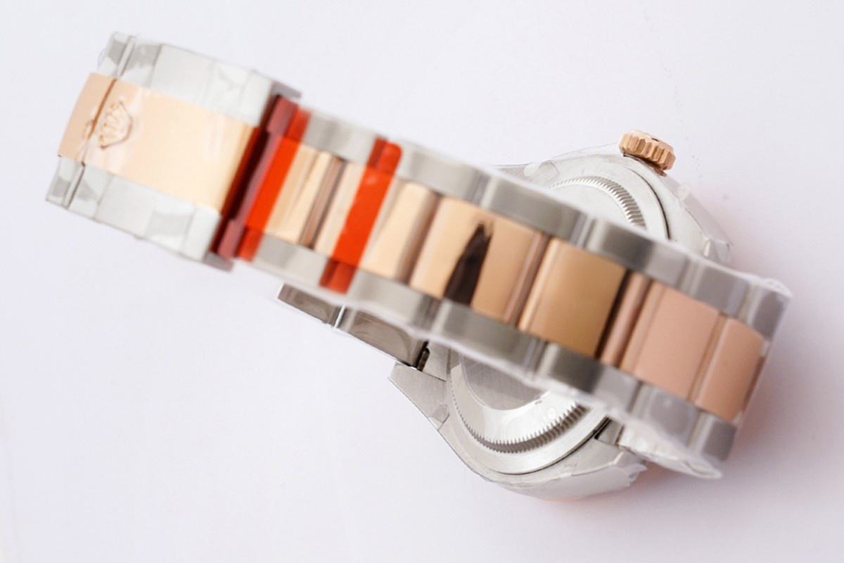 Rolex Datejust 36 126231 Silver Motif Dial in Steel/Rose Gold in Oyster Bracelet-fasswatch