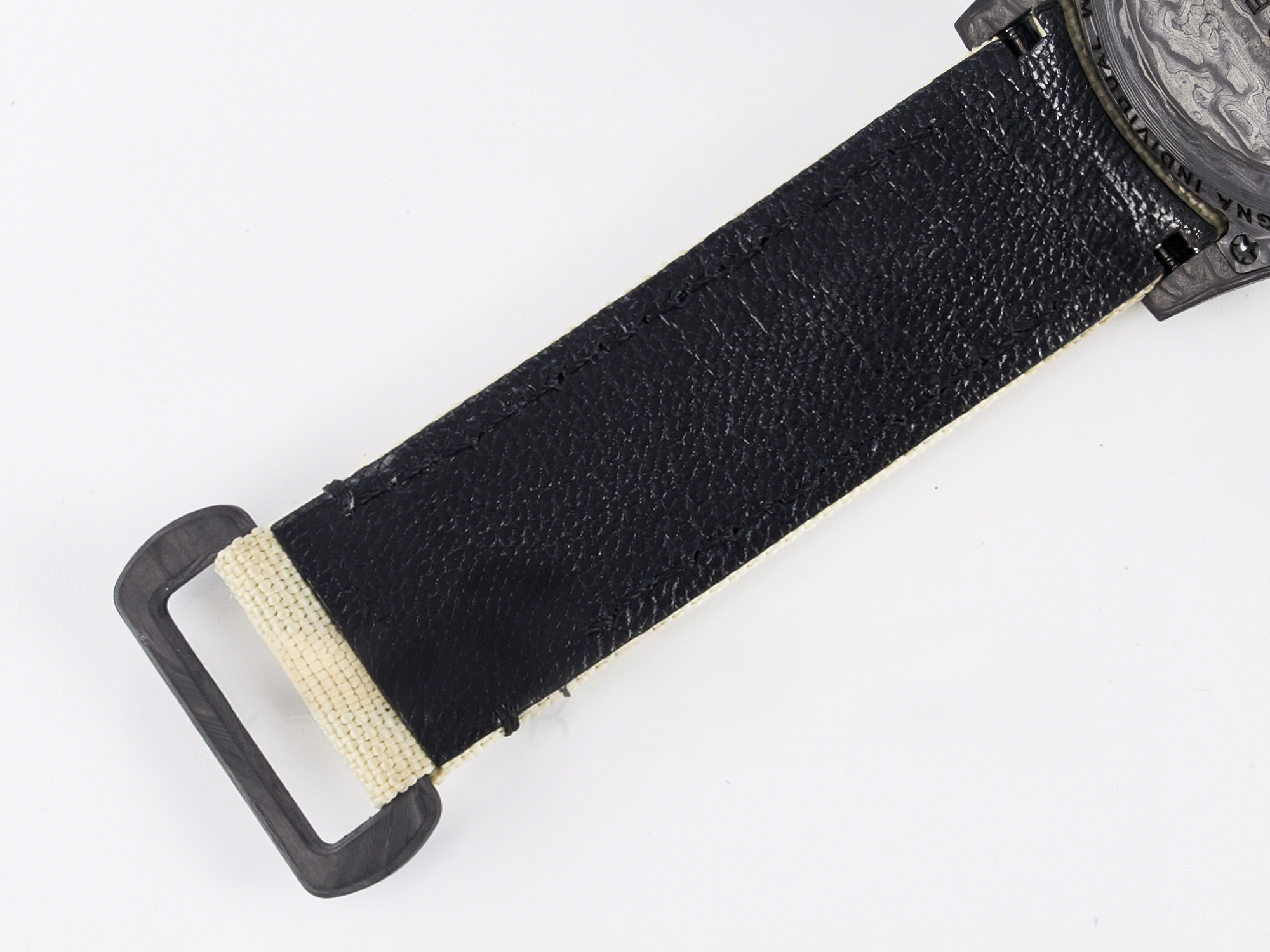 Rolex Daytona DIW Carbon Case DIWF Edition Cream/Brown Dial on White Nylon Strap A7750-fasswatch