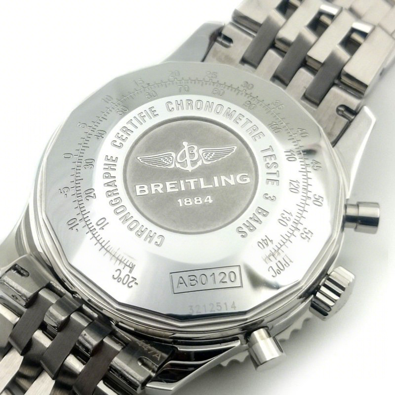Breitling Navitimer 01 Chronograph Silver Dial Ref: AB0121211G1A1-fasswatch