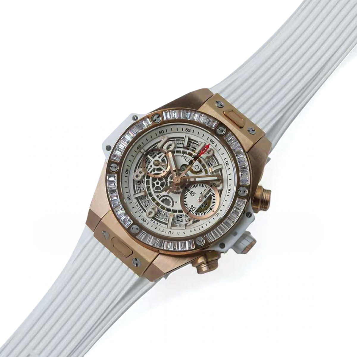 Hublot Big Bang Unico Gold White with Diamond-fasswatch