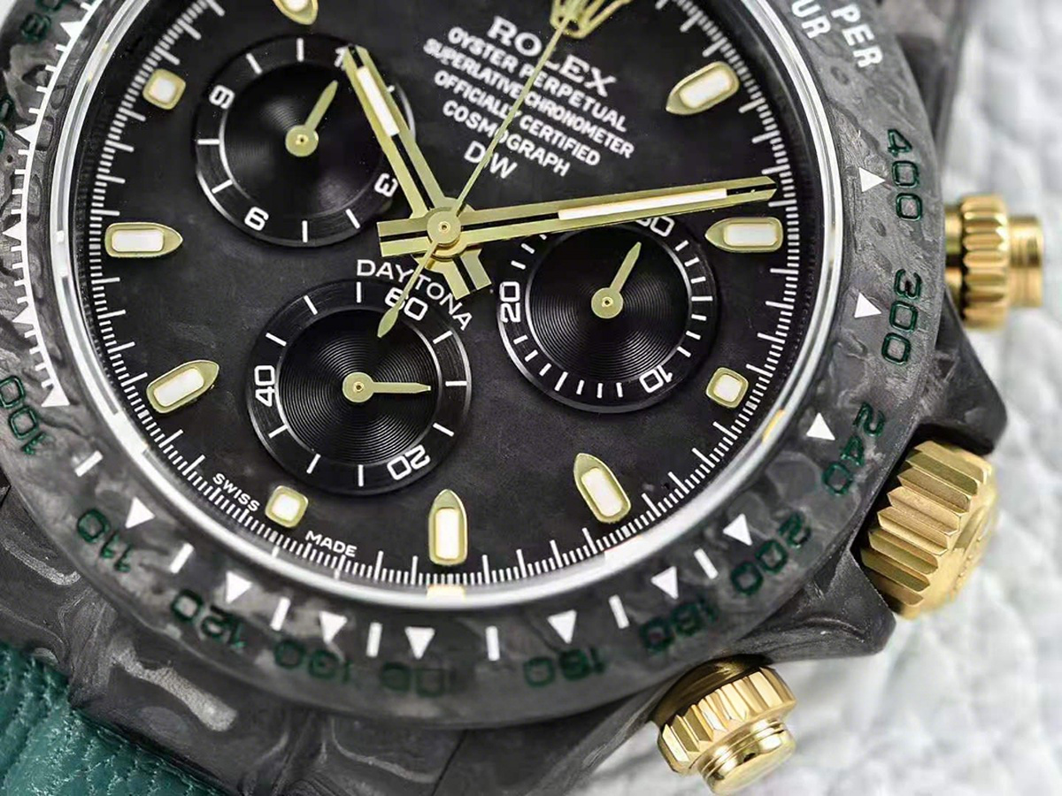 Rolex Daytona DIW Emerald Carbon-fasswatch